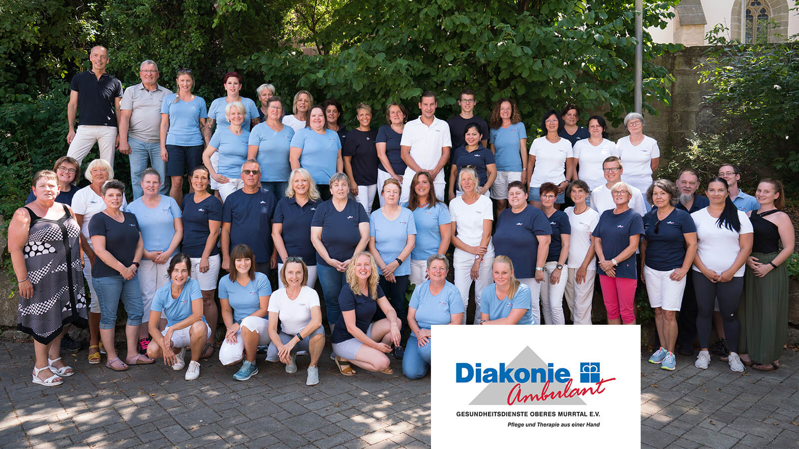 Gruppenbild vom Team | Diakonie ambulant Gesundheitsdienste Oberes Murrtal e.V.