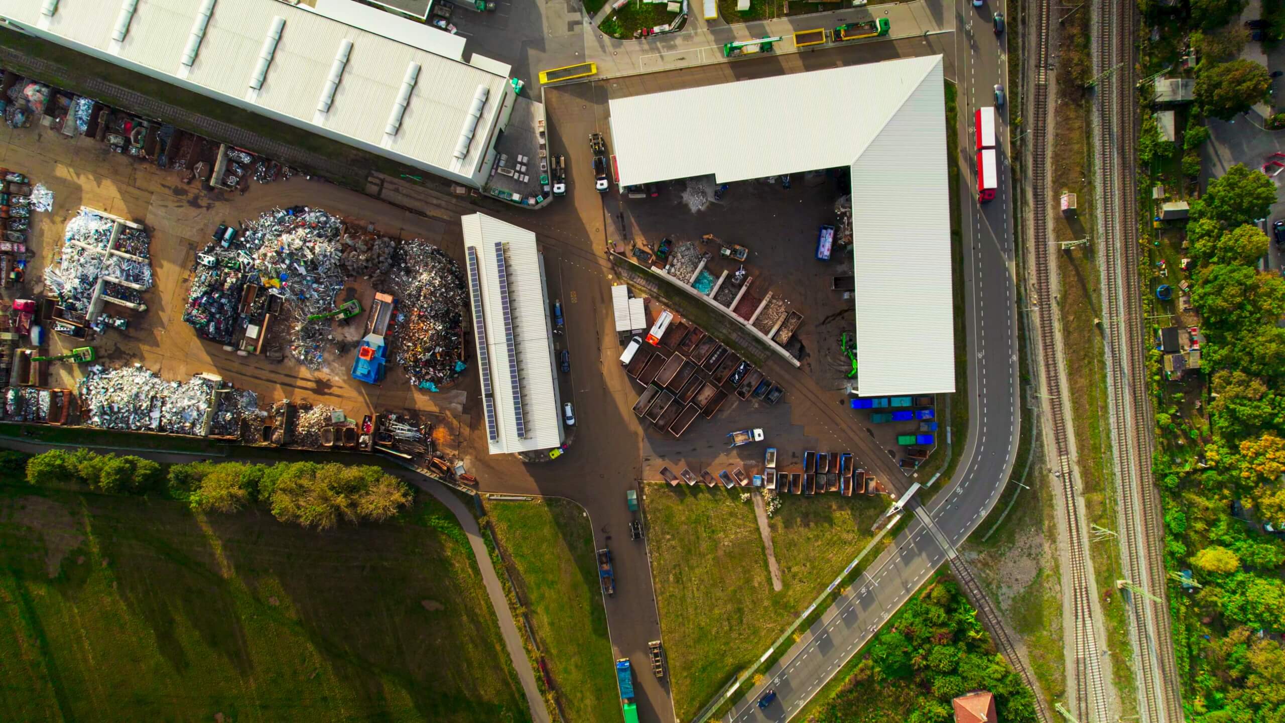 Gelände der AV MÖCK GmbH aus der Vogelperspektive