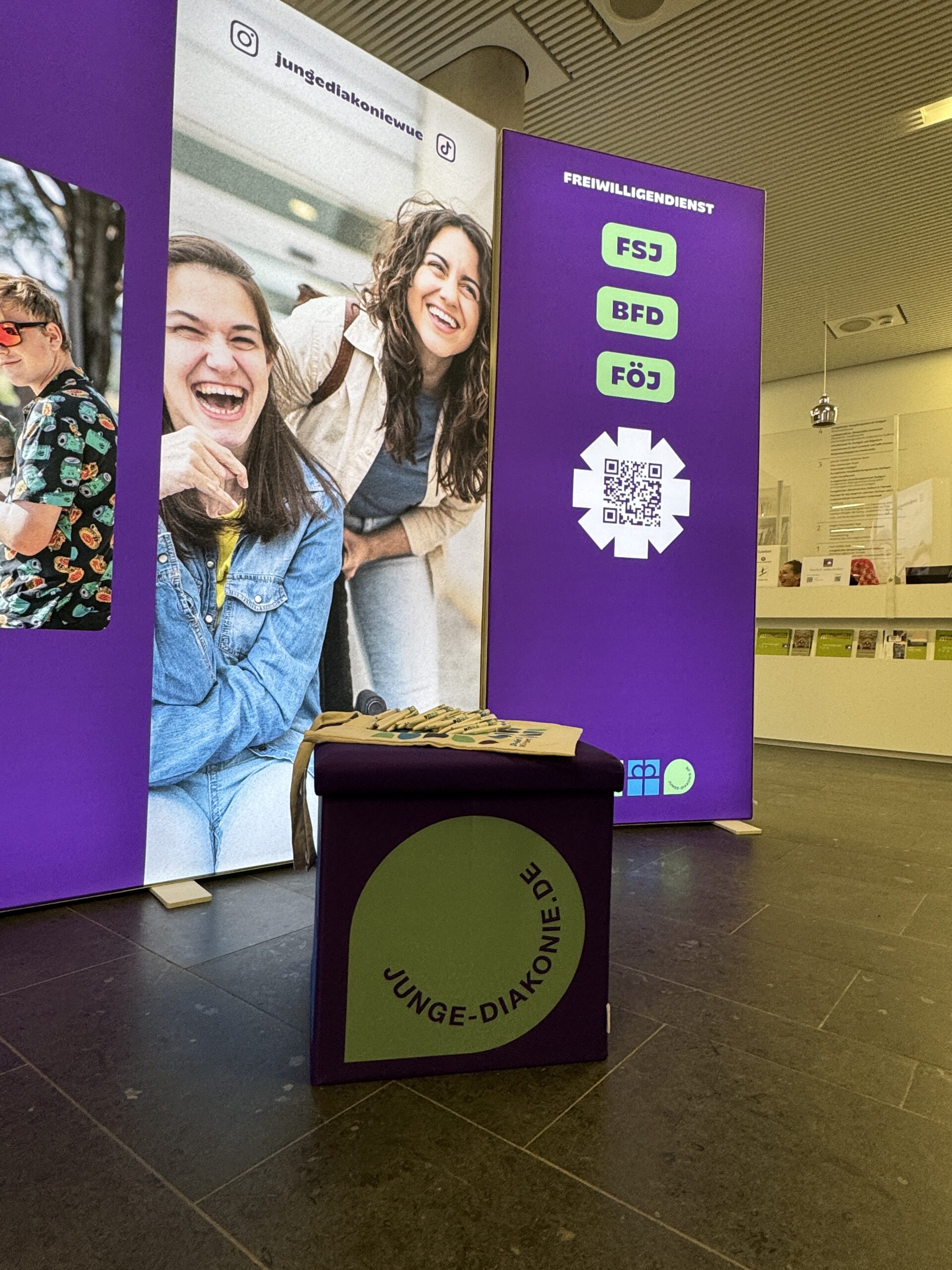 Messestand Freiwilliges Engagement