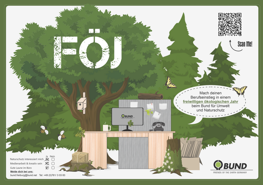 BUND Regionalverband Südlicher Oberrhein | Werbung für das FÖJ